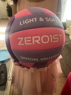 New Soft Silent Volleyball for Kids Size 5 – Purple/Pink
