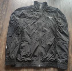 Reebok Black Zip-Up Track Jacket