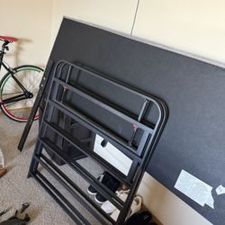 Head Board And Metal Frame For King Mattress