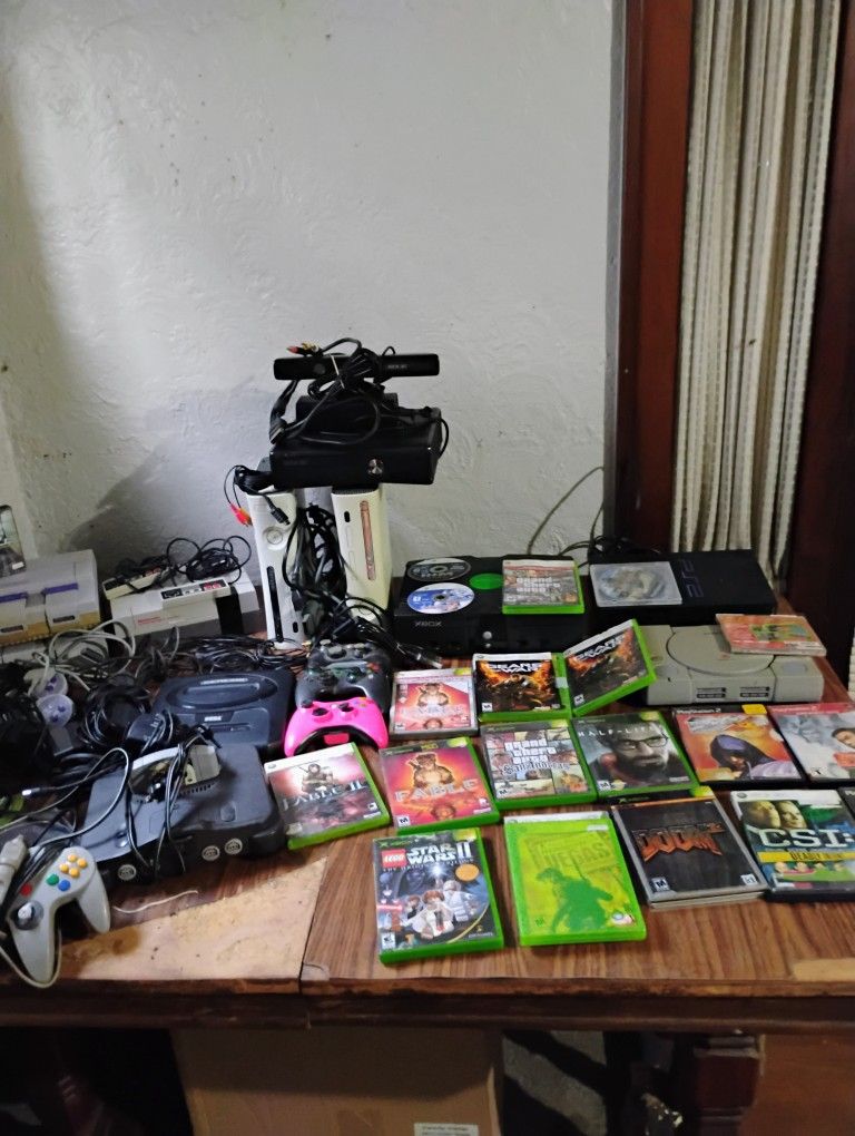 Assorted Game Console Lot