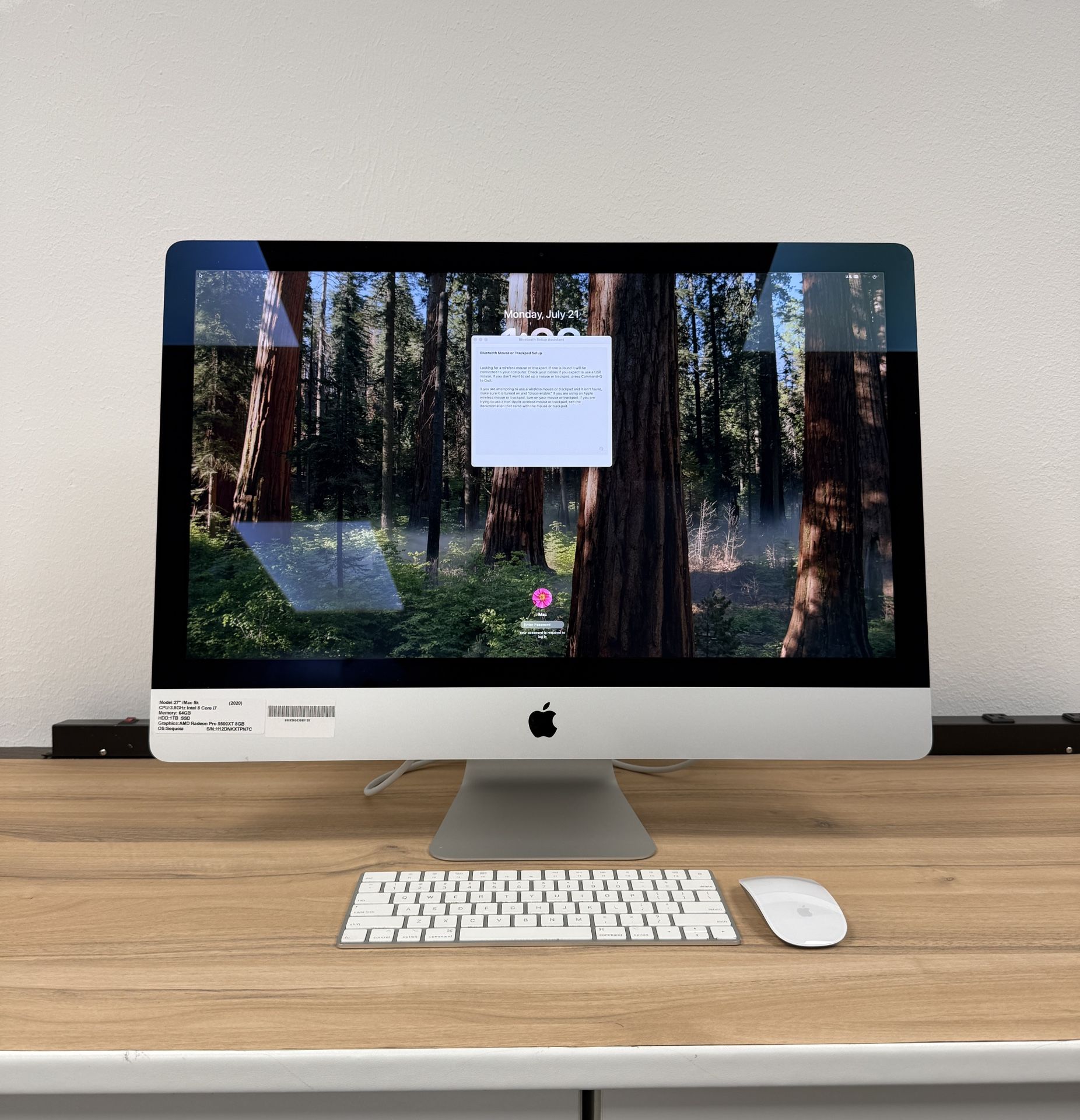 Apple Imac 2020 Imac Ram 64gb $0Down🍎Apple IMac 27” Intel Core I7