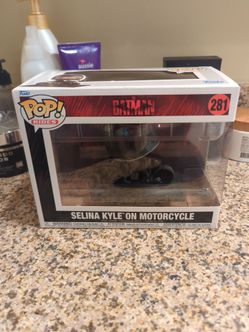 Selina Kyle on Motorcycle Funko Pop