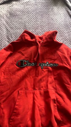 Champion Red Hoodie, XL