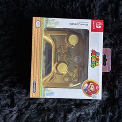 2018 Gold chrome Mario Nintendo switch Controller SEALED. 