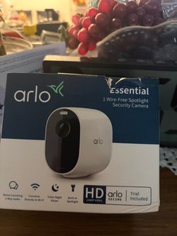 Arlo Essential Wire-Free Spotlight Security Camera