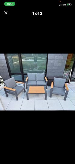Outdoor Patio Furniture Set with Cushions