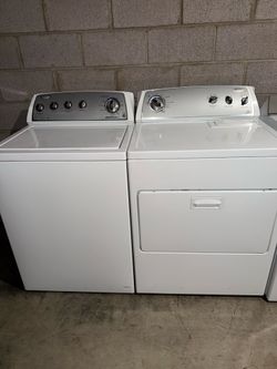 Whirlpool Top Load Washer and Dryer Electric