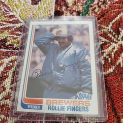 Milwaukee Brewers Rollie Fingers 1982-1986 Topps Baseball Cards 