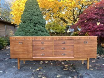 Danish Teak Mid Century Credenza 73” Long!