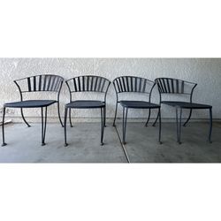 Vintage Iron  Woodward inspired Chairs 
