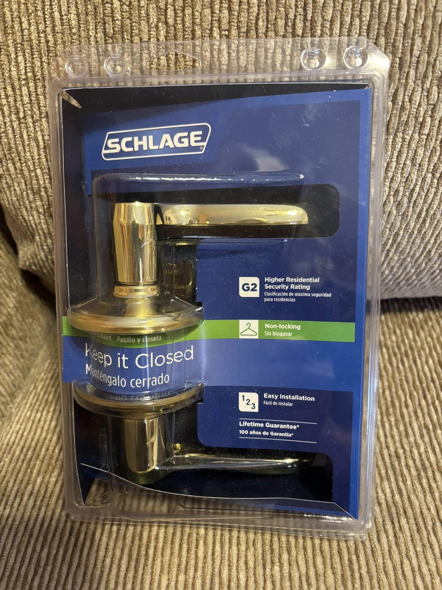 Door Knob (Non-locking For Hall Or Closet Door)