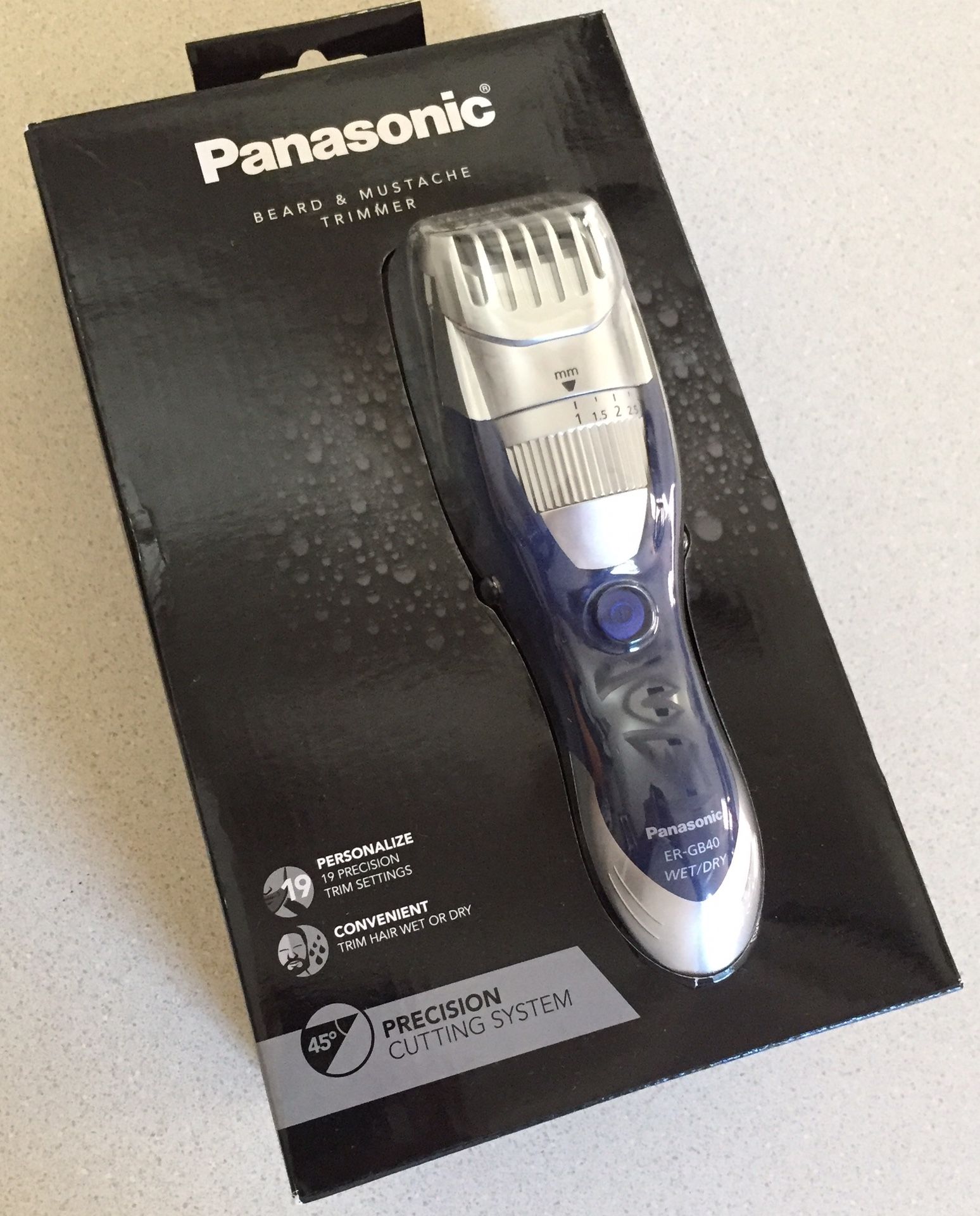 Panasonic ER-GB40-S; Cordless Men's (Beard & Mustache) Trimmer