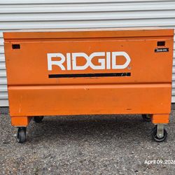 RIDGID Rolling Jobsite Tool Chest – Heavy Duty Steel
