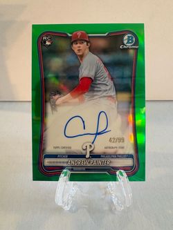 2026 Bowman Chrome - Andrew Painter #CRA-AP Green Refractor Auto /99 (RC) (Z)