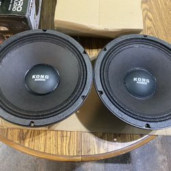 New Pair 12” Kong Audio Midrange/Midbass Speakers (Scratch And Dent Discounted) $240 Per Pair 