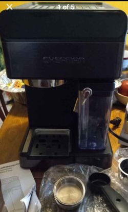 Chefman Barista Pro Expresso Machine New #RJ54-1-SV-BLK-WM