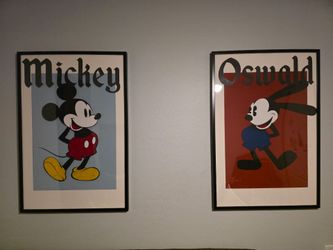 Mickey and oswald 3d custom made 100 each