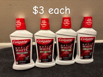 Colgate optic white mouthwash