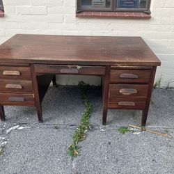 Solid Wood Antique Desk