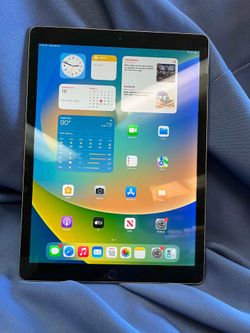 Apple iPad Pro (12.9") 32GB Space Gray Wi-Fi ML0F2LL/A. OS version 16.7.14