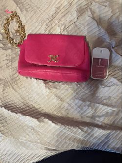 JUICY WRISTLET PURSE DARK PINK