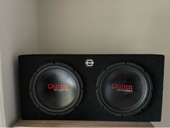 Quinn Acoustics dual 12in subwoofer