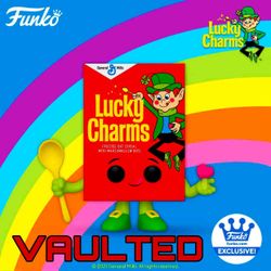 (NEW) Funko POP! Lucky Charms Cereal Box (Funko Shop Exclusive) (VAULTED) PERFECT FOR ST. PATRICKS DAY