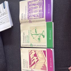 Law School (BAR) Examples and Explanations for Contracts, Criminal Law,  and Property