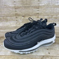 Nike Air Max 97 Mens Size 10 Black & White Athletic Casual Shoes Sneakers
