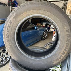 2 Yokohama YK-CTX van SUV Tires Pair OEM 235/65/17
