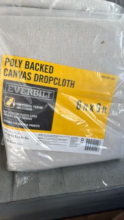 Everbilt Poly Backed Canvas Dropcloth