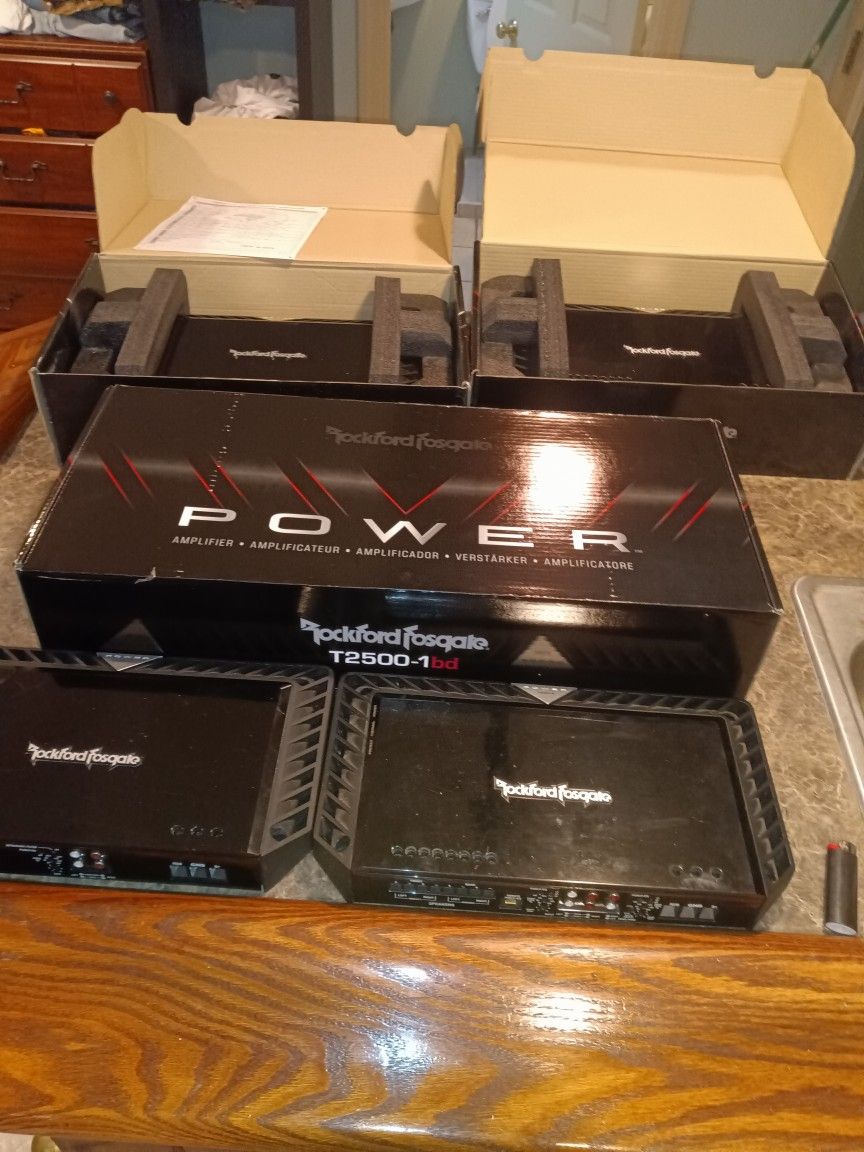 Rockford Fosgate Amps
