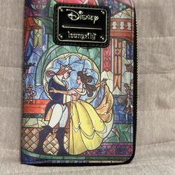 Loungefly Disney Beauty and The Beast Zip Wallet