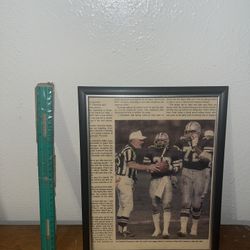 Dallas Cowboys Thurman & Jones Magazine Print Ad Frame 