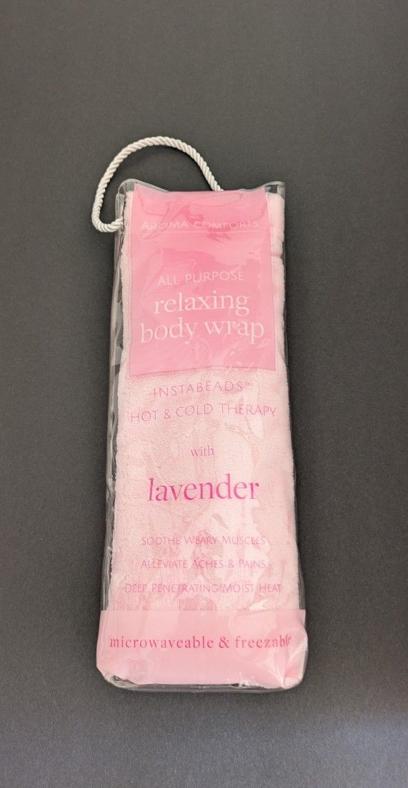 Body Wrap Aroma Comforts All Purpose Pink Relaxing Body Wrap With Lavender