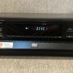 Panasonic DVD-CV50 5 Disc Changer DVD/Video CD Player with Remote $39