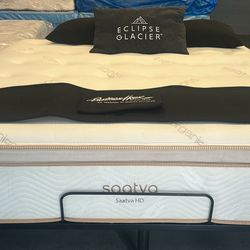 King Mattress  “ Saatva HD “ W/adjustable Platform 💤 😴 