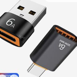 4 Count - USB C FEMALE TO USB A MALE ADAPTER - $1.25 Each Or $4.00 For 4 
