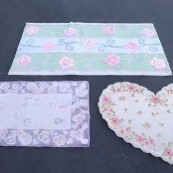 2 Vintage American Hook Rugs (Heart Not Included)