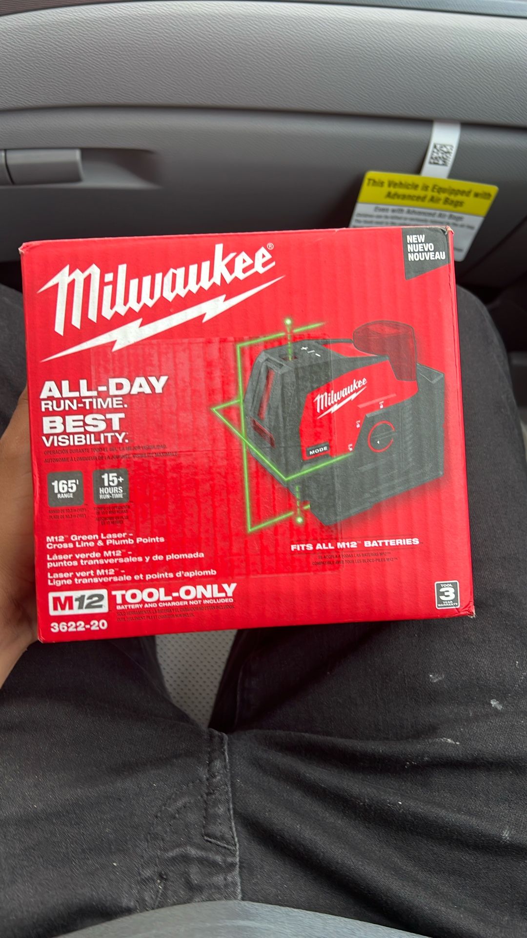 Milwaukee M12 Laser Crossline & Plumbpoints