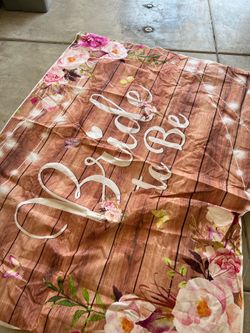 Bride to be sign