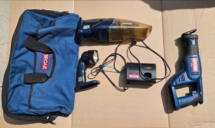 Ryobi 18V Tool Set with Bag and Charger