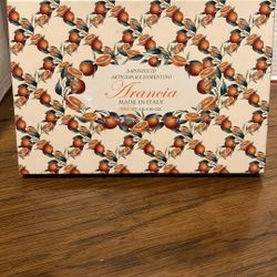 NEW Arancia Made In Italy-Orange Scented Soaps-set Of 4