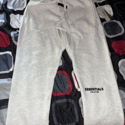 Essential Light Oatmeal Joggers Size Medium 