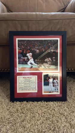Framed Pete Rose