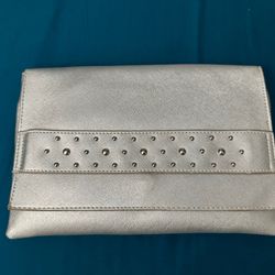 Nine West silver Clutch