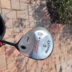 Callaway big Bertha S2H2 3 wood RCH firm graphite shaft