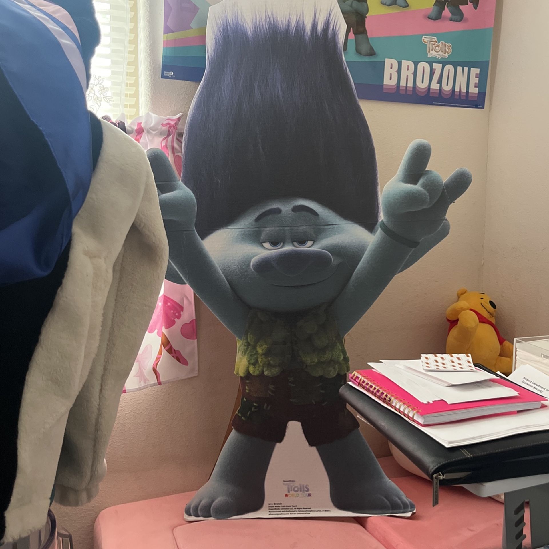 Trolls Branch Cardboard Life Size Cut Out Standup