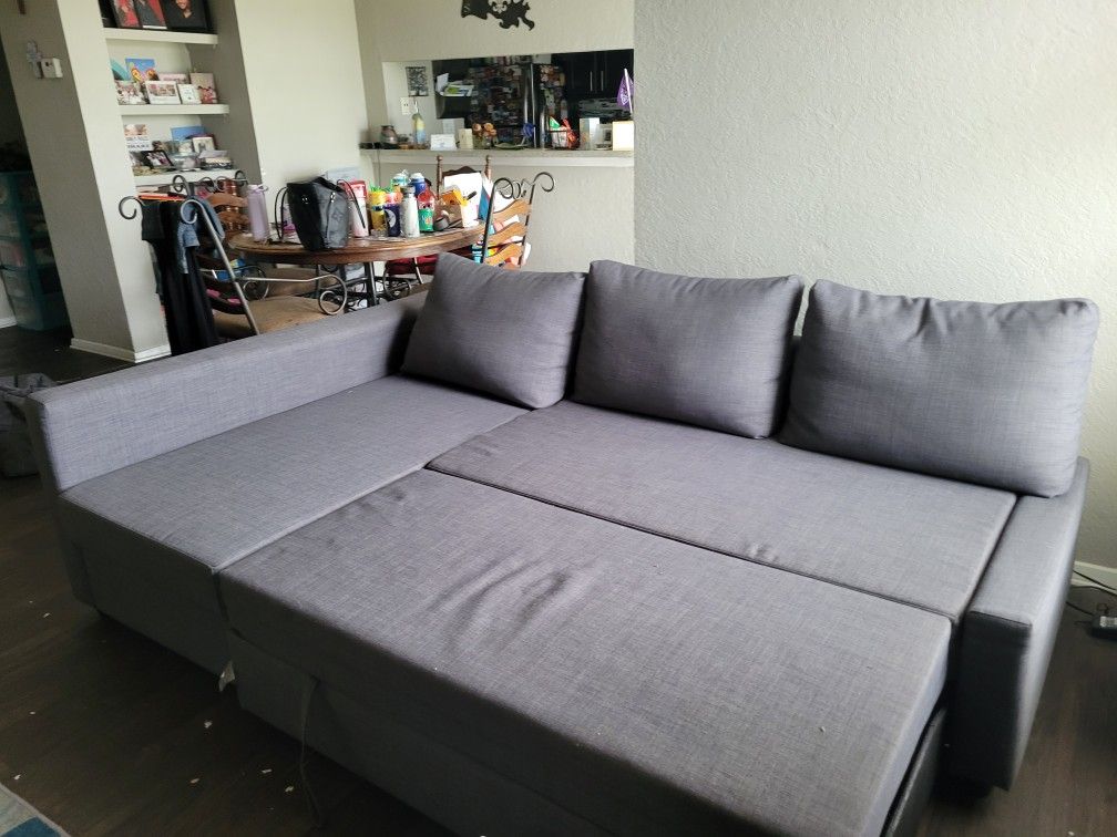 Gray Functional Sofa