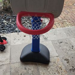 Two Step Adjustable Basketball Hoop